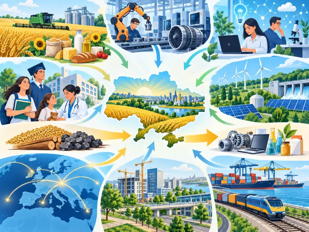Сильные стороны и направления развития экономики Украины