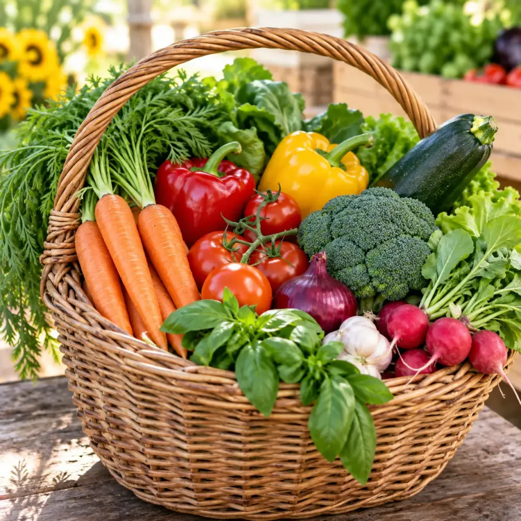 Colourful Vegetables, Different Strengths