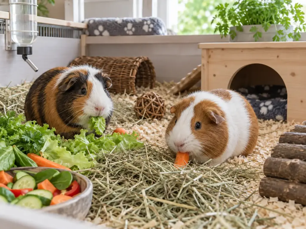 Guinea Pigs Talk in Squeaks