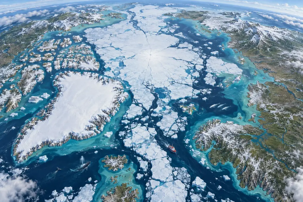Морские льды и шельфы Северного Ледовитого океана