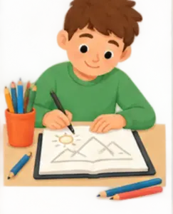 рисование карандашами