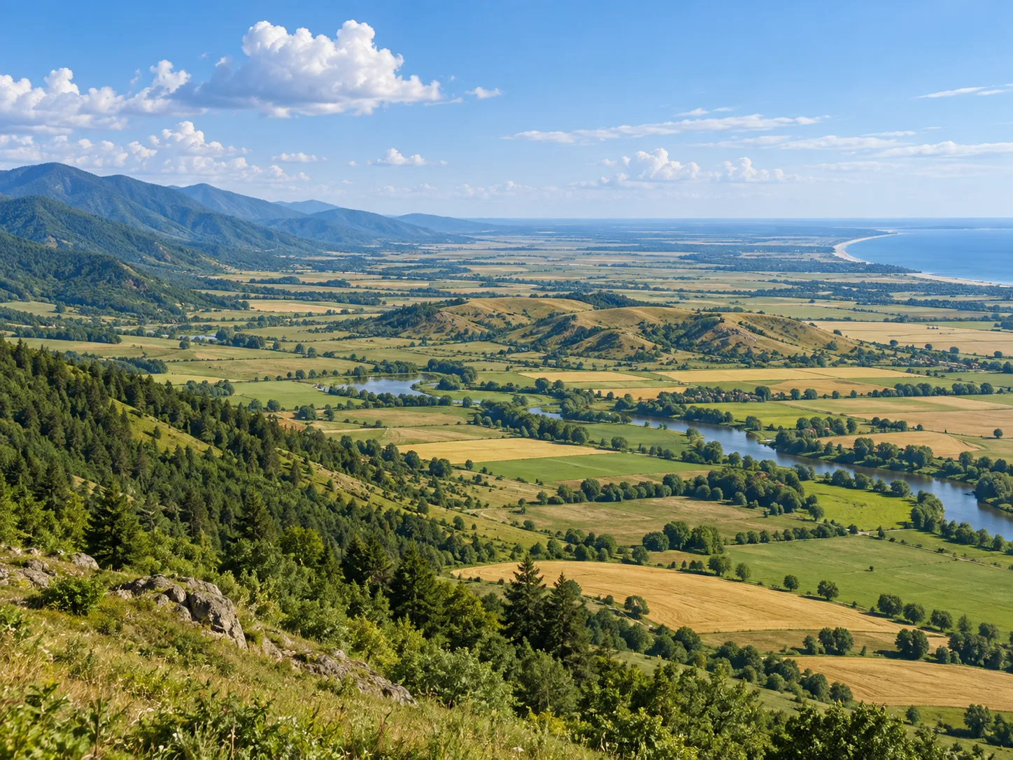 Рельєф України: рівнини, височини та гори