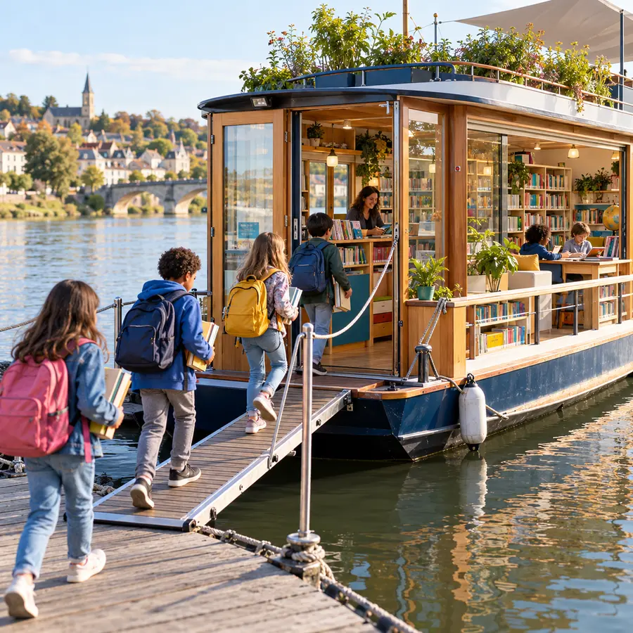 floating library