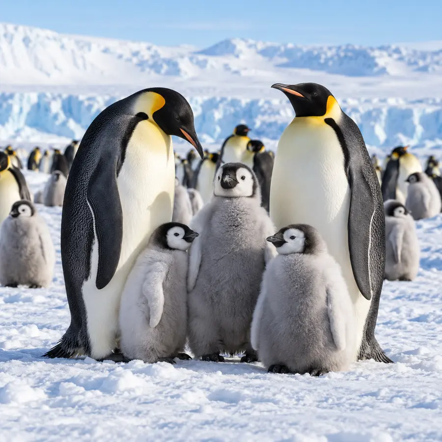 penguin colony